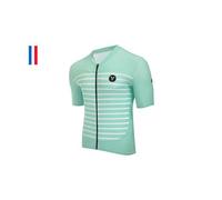 Maillot manches courtes lebram ventoux vert celeste coupe ajustee