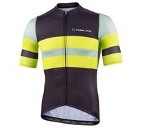 Maillot manches courtes Linear noir/jaune néon 2XL