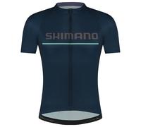 Shimano Logo Short Sleeve Jersey Bleu 2XL Homme Navy