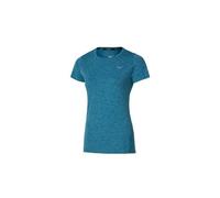 Maillot manches courtes mizuno impulse core bleu femme