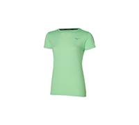 Maillot manches courtes mizuno impulse core vert femme