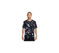Nike T-shirt de running Dri-Fit ADV AeroSwift AOP manches courtes Noir/Laser Orange M