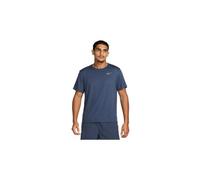 Maillot manches courtes nike dri fit uv miler bleu homme