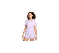 Maillot manches courtes nike one swoosh violet femme