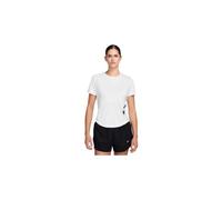 Haut de running à manches courtes Dri-FIT Nike Tempo Swoosh Run pour femme Blanc/Noir M (FR 42-44)
