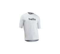 Maillot manches courtes northwave bomb hello goodbye blanc homme