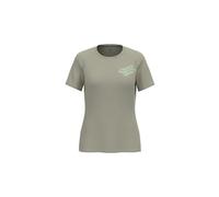 Odlo Essential Imprime Short Sleeve T-shirt Gris S Femme