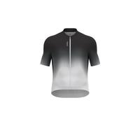 ODLO Zeroweight Chill-tec Print S/u Collar S/s Full Zip - Homme - Noir - taille L- modèle 2024