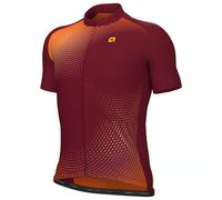 Maillot manches courtes Optical bordeaux