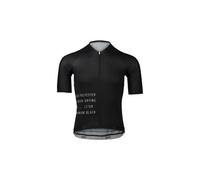 Maillot manches courtes poc pristine print noir