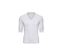 Maillot manches courtes poc raceday blanc homme