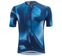 Loeffler Psy Mid Full Zip Short Sleeve Jersey Bleu 54 Homme Navy