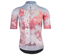 Maillot manches courtes R2 Fresco corail/blanc S