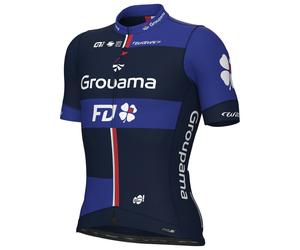Maillot manches courtes Race GROUPAMA-FDJ 2024 bleu foncé