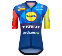 Maillot Lidl-Trek 2026 Team Original manches courtes bleu rouge jaune - Coupe Sleek - M