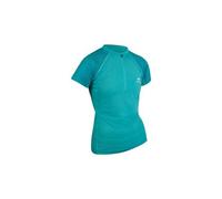 Maillot manches courtes raidlight 1 2 zip r light femme menthe verte