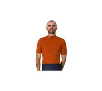Maillot manches courtes rapha brevet element orange homme