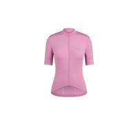 Maillot manches courtes rapha brevet element rose femme