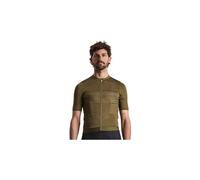 Maillot manches courtes rapha brevet lightweight iii vert homme