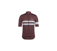 Maillot manches courtes rapha brevet lightweight violet blanc homme