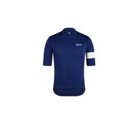 Rapha Core Short Sleeve Jersey Bleu S Homme Navy / White