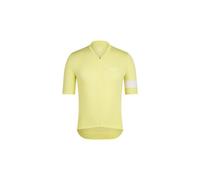 Maillot manches courtes rapha core lightweight jersey jaune blanc homme