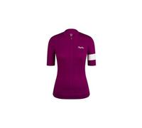 Maillot manches courtes rapha core lightweight jersey mauve blanc femme