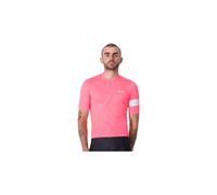 Maillot manches courtes rapha core rose blanc homme