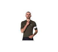 Maillot manches courtes rapha core vert fonce blanc homme