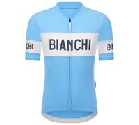 Santini Bianchi Retro 2025 Short Sleeve Jersey Bleu 2XL Homme