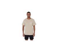 Maillot manches courtes running circle agility beige