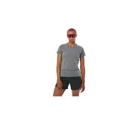 Maillot manches courtes salomon cross run graphic gris femme