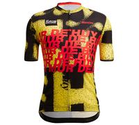 Maillot manches courtes SANTINI La Flèche Wallonne 2023 noir