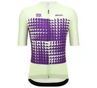 Santini Liege Bastogne Short Sleeve Jersey Violet L Homme