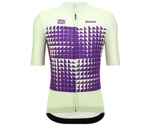 Maillot manches courtes SANTINI Liège Bastogne Liège 2026 vert