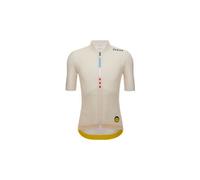Santini Maillot Le Maillot Jaune Mont Ventoux, manches courtes, coupe slim, blanc crème, L