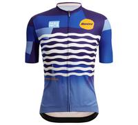 Maillot manches courtes SANTINI Paris-Nice 2023 bleu