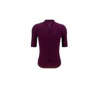 Maillot manches courtes santini sensation bordeaux unisexe