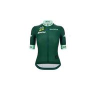 Maillot manches courtes santini tour de france maillot vert femme