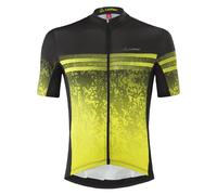 Maillot manches courtes Shady noir/jaune néon M