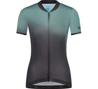 Maillot manches courtes Shimano Femme EVOLVE Avventura, Vert