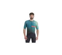 Maillot manches courtes sportful bomber bleu vert