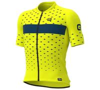 Maillot manches courtes Stars jaune néon/vert XL