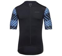 Maillot manches courtes Swiftride Optical bleu foncé