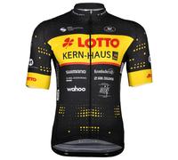 Maillot manches courtes TEAM LOTTO KERN-HAUS PSD BANK 2024 noir/jaune 2XL