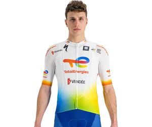 Maillot manches courtes TEAM TOTALENERGIES 2023 blanc