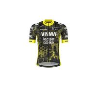 Maillot manches courtes team visma lease a bike the architect tdf 2026 noir jaune homme
