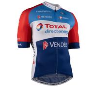 Maillot manches courtes TOTAL DIRECT ENERGIE 2021 bleu/blanc S