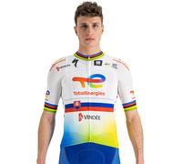Maillot manches courtes TOTALENERGIES Ex World Champion 2023 blanc/multicolore XL