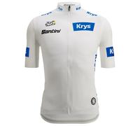 Santini Tour De France White 2025 Short Sleeve Jersey Blanc 2XL Homme White